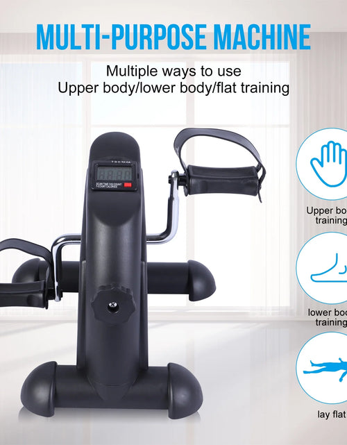 Load image into Gallery viewer, Desk Bike Pedal Exerciser, Mini Exercise Bike
