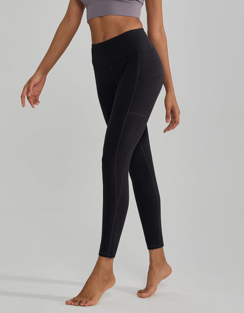 Load image into Gallery viewer, Anti-Nail Leggings for Women, Non-See-Through Yoga Pants with Phone Pockets, Tummy Control Full-Length/Capri Tights
