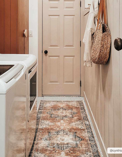 Load image into Gallery viewer, Rosman Distressed Washable Area Rug
