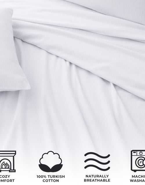 Load image into Gallery viewer, Turkish Cotton Flannel Sheet - Raye Collection
