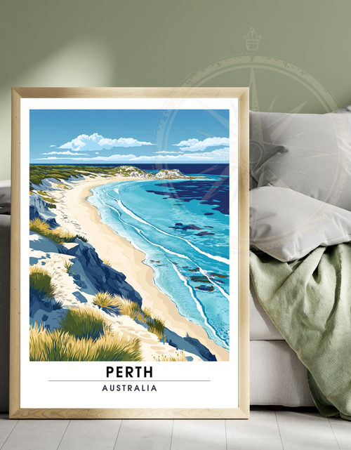 Load image into Gallery viewer, Affiche Perth | Poster Murale Australie | Affiche Australie
