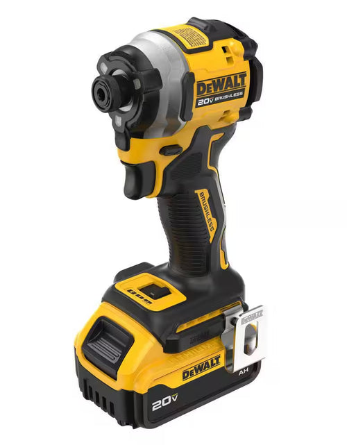 Load image into Gallery viewer, ATOMIC 20V MAX Lithium-Ion Cordless 1/4 In. Brushless Impact Driver Kit, 5 Ah Battery, Charger, and Bag
