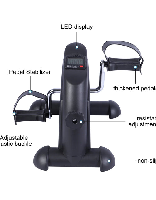 Load image into Gallery viewer, Desk Bike Pedal Exerciser, Mini Exercise Bike
