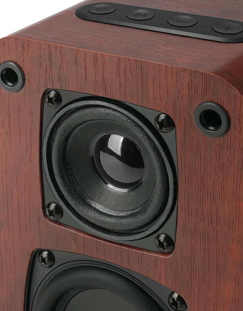 Load image into Gallery viewer, Powered Bluetooth Bookshelf Speakers, 40W Record Player Speakers with 2.75 Inch
