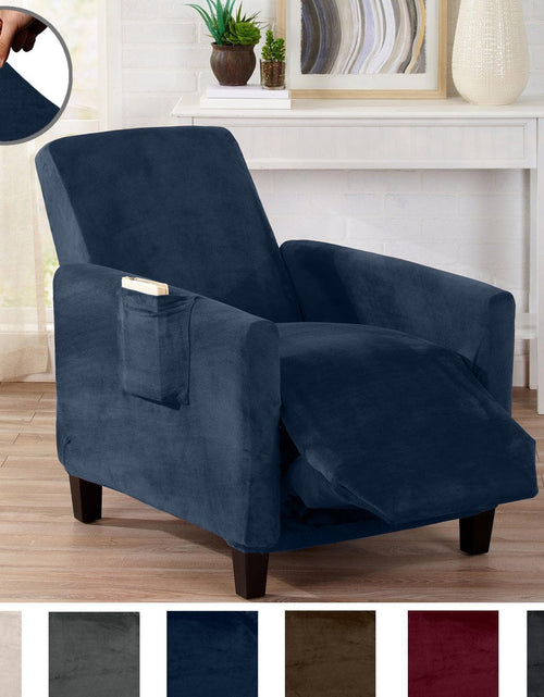 Load image into Gallery viewer, Velvet Stretch Slipcover - Gale Collection
