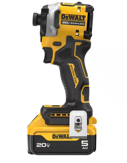 Load image into Gallery viewer, ATOMIC 20V MAX Lithium-Ion Cordless 1/4 In. Brushless Impact Driver Kit, 5 Ah Battery, Charger, and Bag

