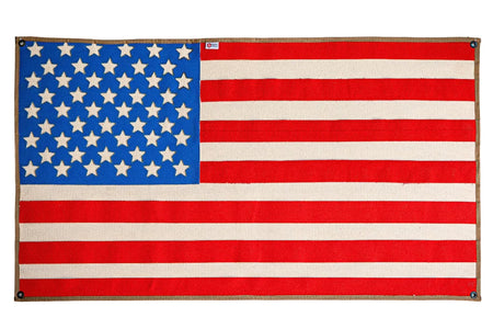 American Flag - Fire Hose