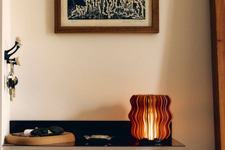 Cordless Mini Wavy Lamp