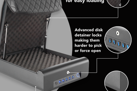 BoostedSafe Elite: Fingerprint, Key & Digital Combo