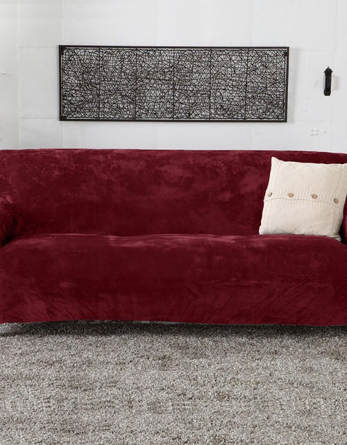 Load image into Gallery viewer, Velvet Stretch Slipcover - Gale Collection

