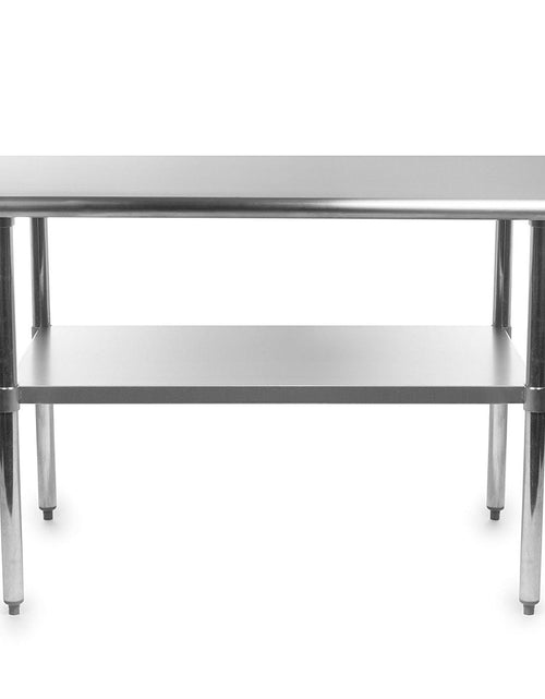 Load image into Gallery viewer, Stainless Steel 48 x 24 inch Heavy Duty Kitchen Work Table
