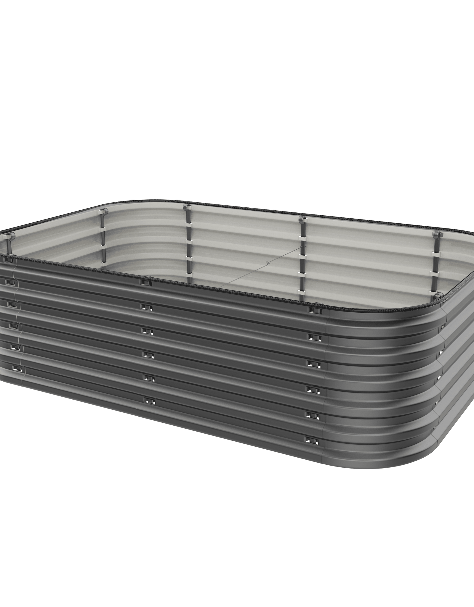 Gro-Rite "No Tools Needed" Premium Metal Raised Garden Bed Kit