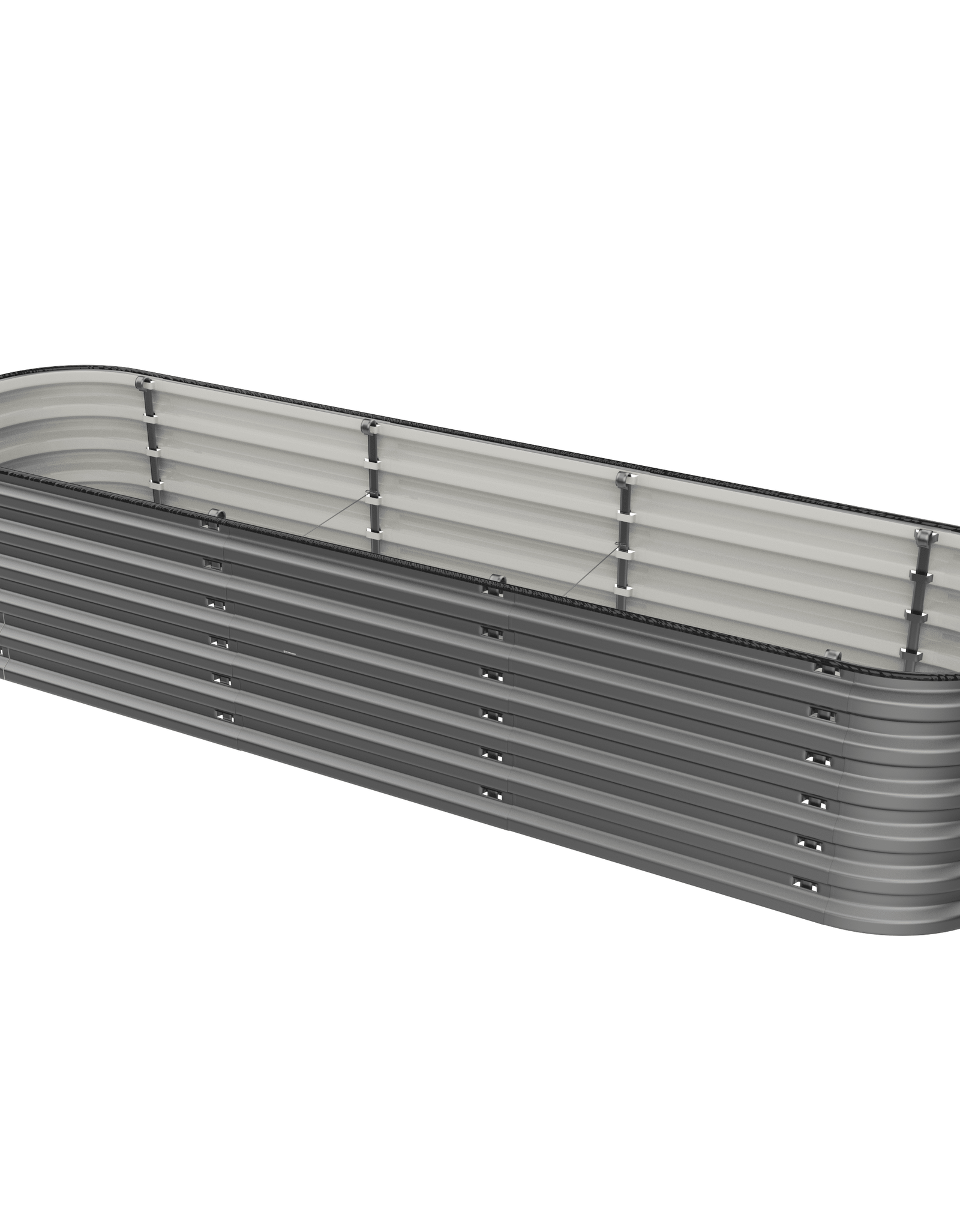 Gro-Rite "No Tools Needed" Premium Metal Raised Garden Bed Kit