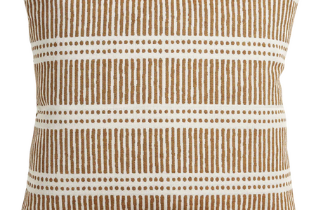 Dash Dot Pillow Cover in Rattan, Walter G Pillows, Decorative Throw Pillows