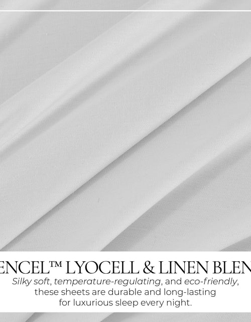 Load image into Gallery viewer, TENCEL™ Lyocell &amp; Linen Blend Sheet Set - Magdalena Collection
