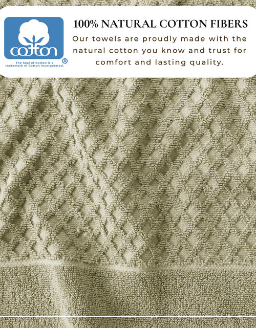 Load image into Gallery viewer, Cotton Diamond Waffle Weave Bath Towel Set - Grayson Collection
