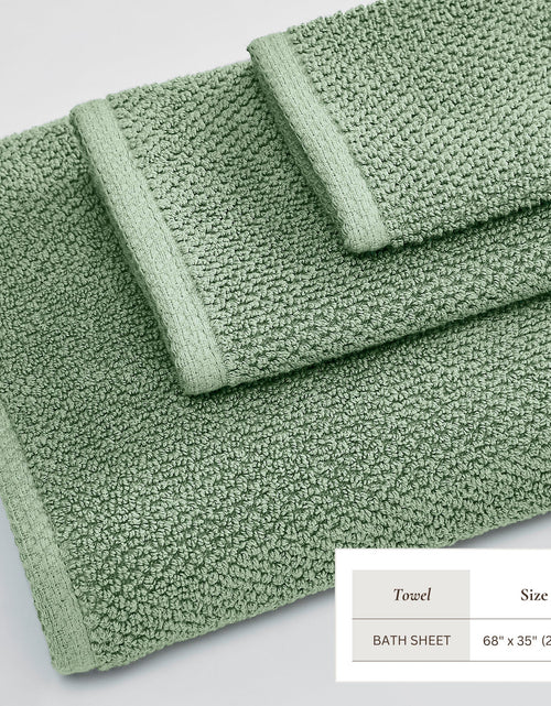 Load image into Gallery viewer, Cotton Textured Bath Towel Set - Acacia Collection
