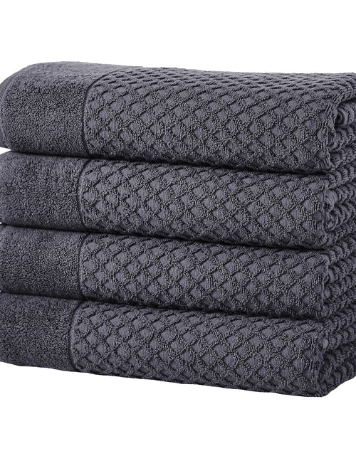 Load image into Gallery viewer, Cotton Diamond Waffle Weave Bath Towel Set - Grayson Collection
