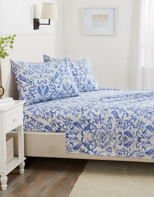 Load image into Gallery viewer, Watercolor Floral Sheet Set - Delia Collection
