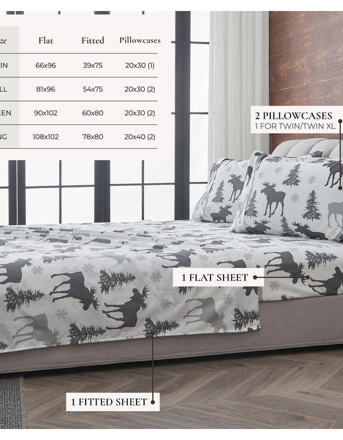Load image into Gallery viewer, Lodge Printed Sheet Set - Mountain Ridge Collection
