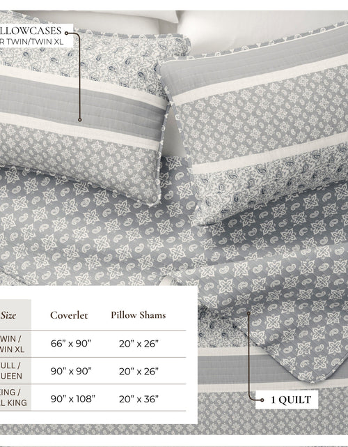 Load image into Gallery viewer, Stripe Quilt - Kadi Collection
