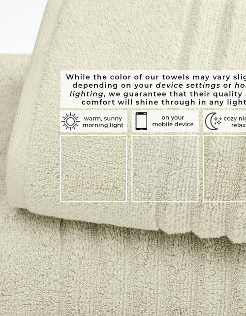 Load image into Gallery viewer, Luxury Combed Cotton Bath Towel Set - Karina Collection
