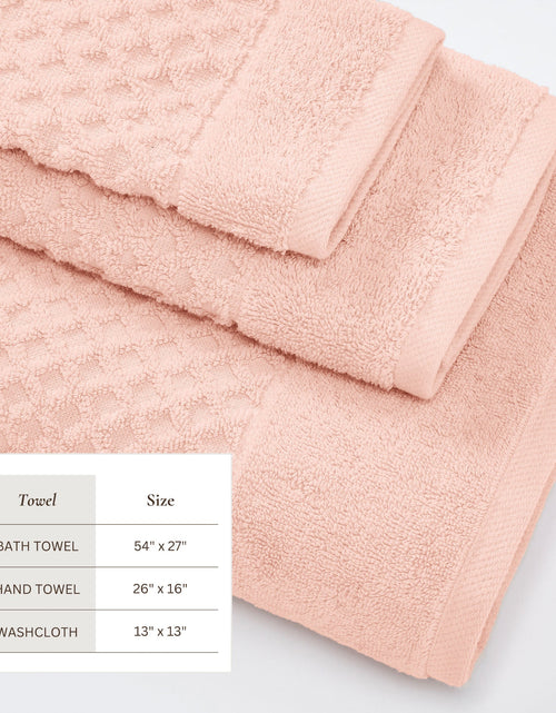 Load image into Gallery viewer, Cotton Diamond Waffle Weave Bath Towel Set - Grayson Collection
