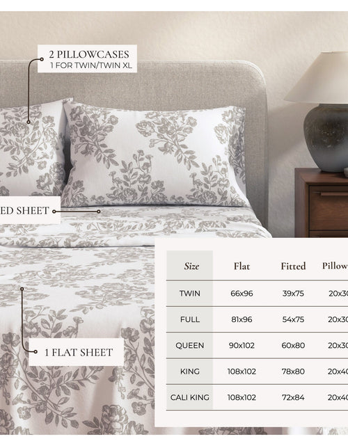 Load image into Gallery viewer, Turkish Cotton Flannel Sheet - Belle Collection
