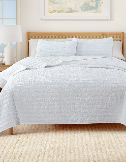 Load image into Gallery viewer, Floral Embossed Quilt Set - Floral Microsculpt Collection
