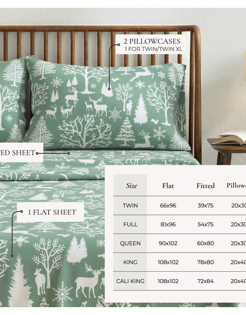 Load image into Gallery viewer, Turkish Cotton Flannel Sheet - Lakeview Collection

