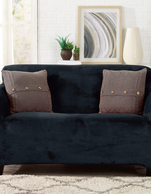 Load image into Gallery viewer, Velvet Stretch Slipcover - Gale Collection
