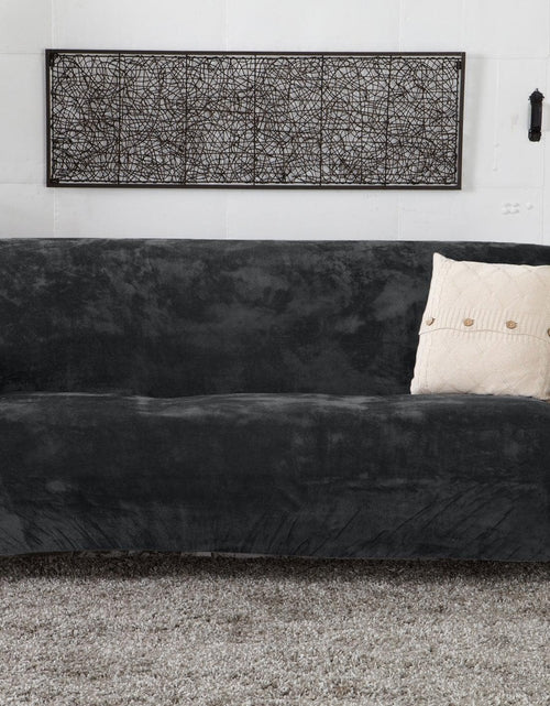 Load image into Gallery viewer, Velvet Stretch Slipcover - Gale Collection
