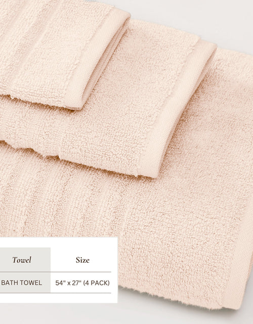 Load image into Gallery viewer, Luxury Combed Cotton Bath Towel Set - Karina Collection
