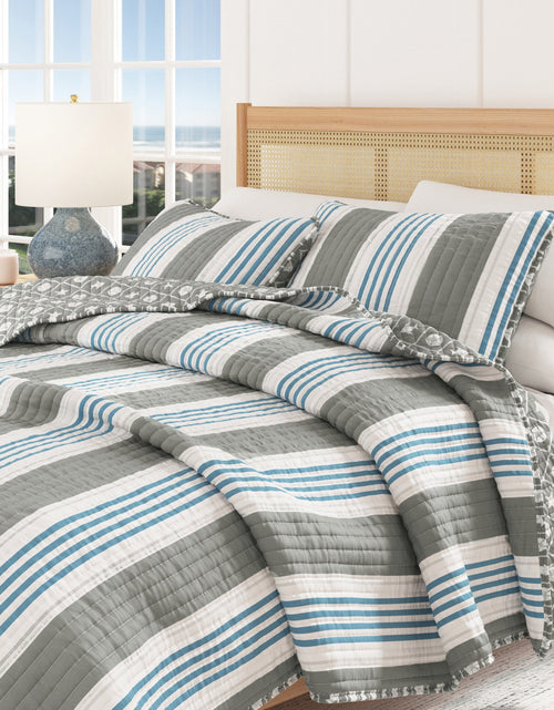 Load image into Gallery viewer, St. Croix Collection Coastal Quilt Set
