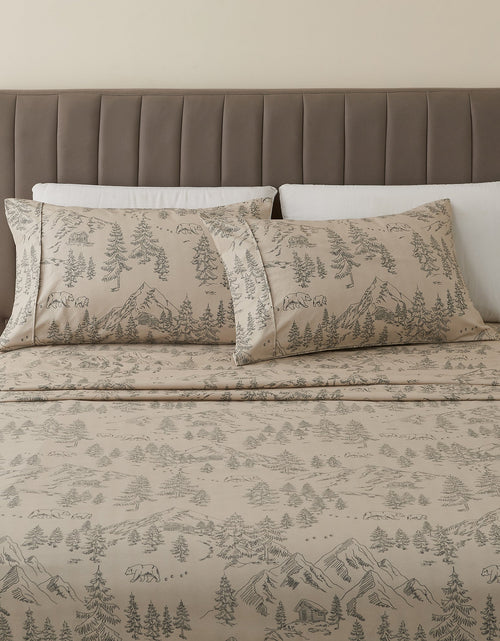 Load image into Gallery viewer, Lodge Printed Sheet Set - Mountain Ridge Collection
