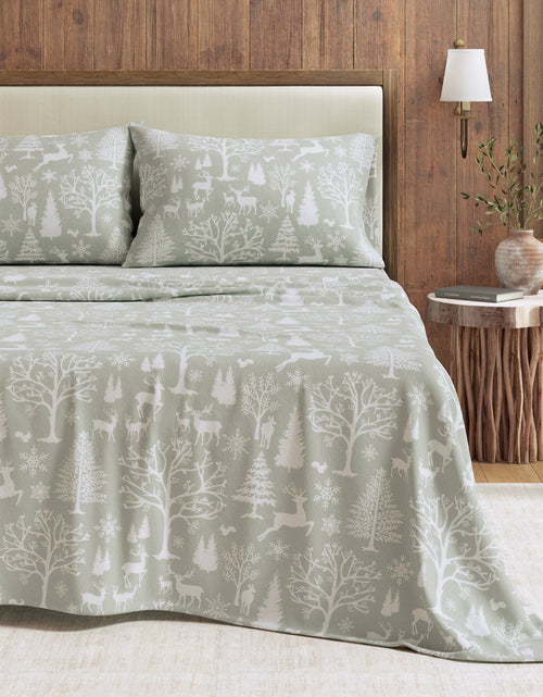 Load image into Gallery viewer, Turkish Cotton Flannel Sheet - Lakeview Collection
