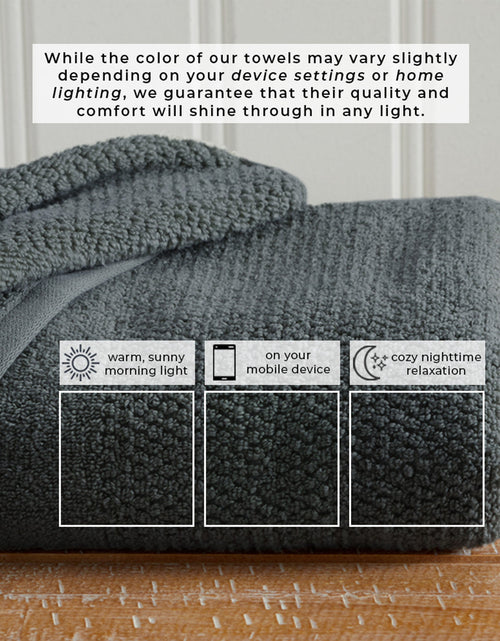Load image into Gallery viewer, 100% Cotton Woven Texture Bath Towel Set - Marbella Collection
