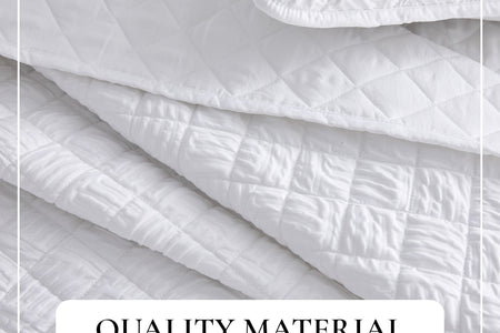 Diamond Embossed Quilt Set - Diamond Microsculpt Collection