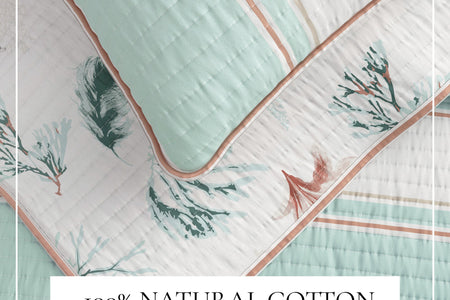 Coastal Printed Cotton Quilt Set - St. Augustine Collection