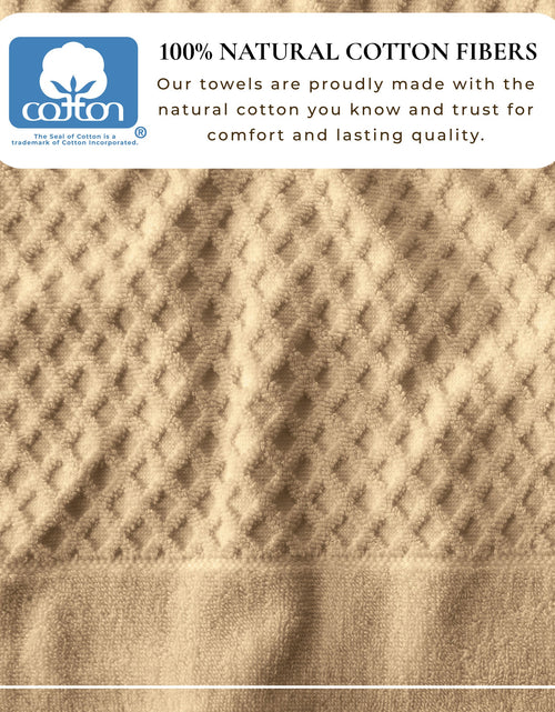 Load image into Gallery viewer, Cotton Diamond Waffle Weave Bath Towel Set - Grayson Collection
