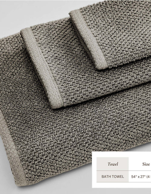Load image into Gallery viewer, Cotton Textured Bath Towel Set - Acacia Collection
