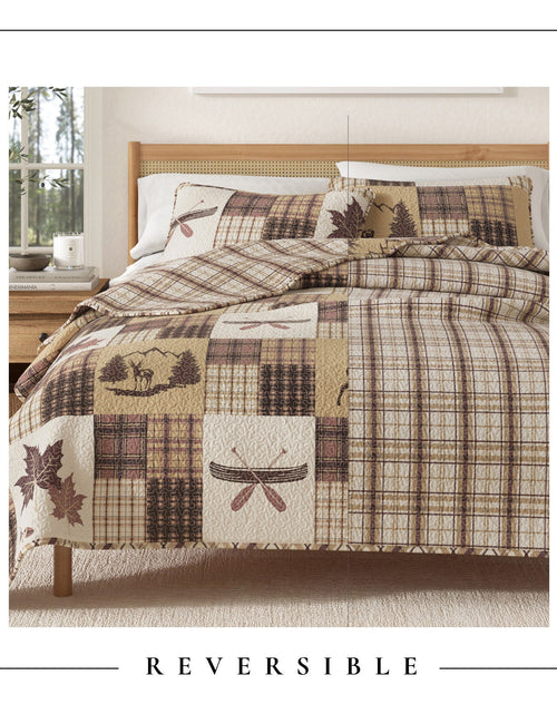 Load image into Gallery viewer, Redwood Lodge Quilt Set
