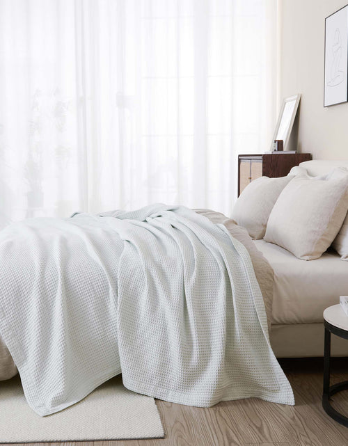 Load image into Gallery viewer, 100% Cotton Waffle Weave Blanket - Mikala Collection
