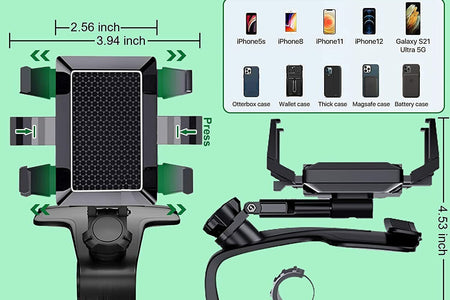 Universal Car Phone Holder Mount 360 Degree Rotation Dashboard Cell Phone Holder