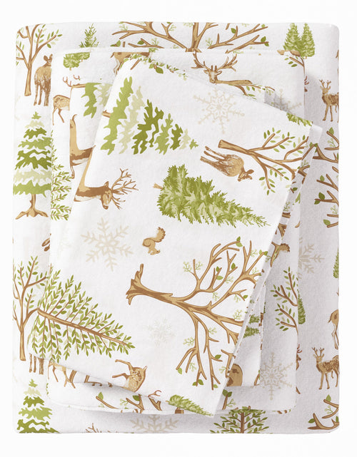 Load image into Gallery viewer, Turkish Cotton Flannel Sheet - Lakeview Collection
