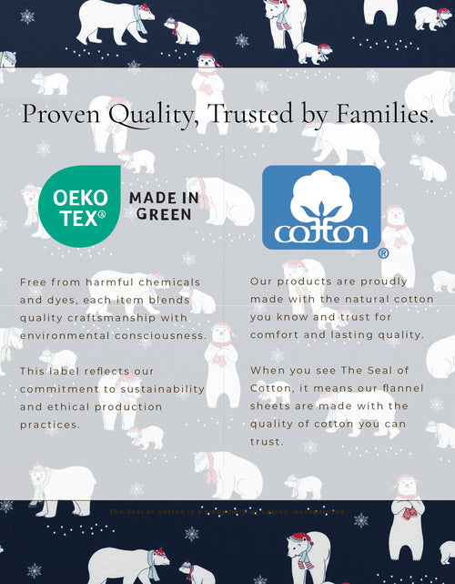 Load image into Gallery viewer, Turkish Cotton Christmas Flannel Sheet Set - Whittaker Collection
