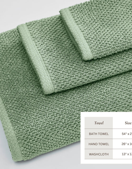 Load image into Gallery viewer, Cotton Textured Bath Towel Set - Acacia Collection
