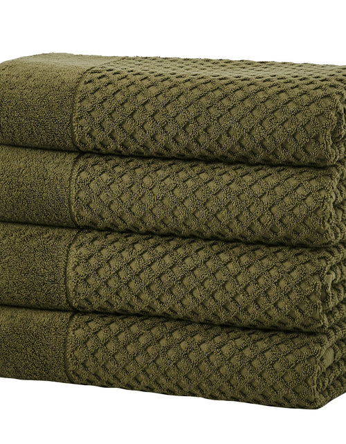 Load image into Gallery viewer, Cotton Diamond Waffle Weave Bath Towel Set - Grayson Collection
