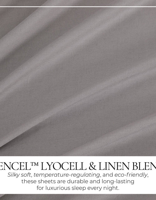 Load image into Gallery viewer, TENCEL™ Lyocell &amp; Linen Blend Sheet Set - Magdalena Collection
