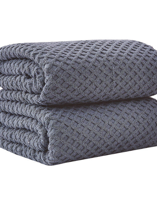Load image into Gallery viewer, Cotton Diamond Waffle Weave Bath Towel Set - Grayson Collection

